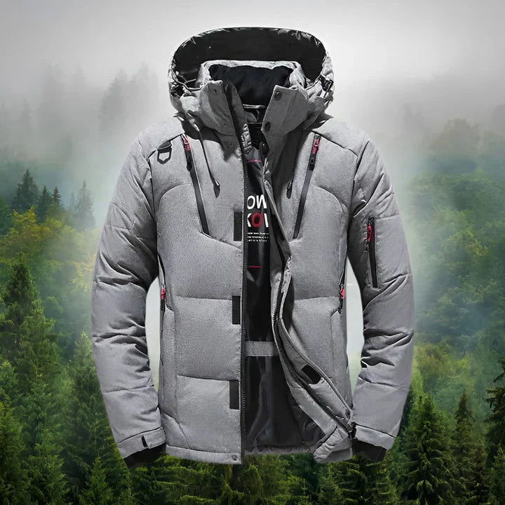 Arctis Men's Winter Jacket | Durable Polyester with Removable Hood 4