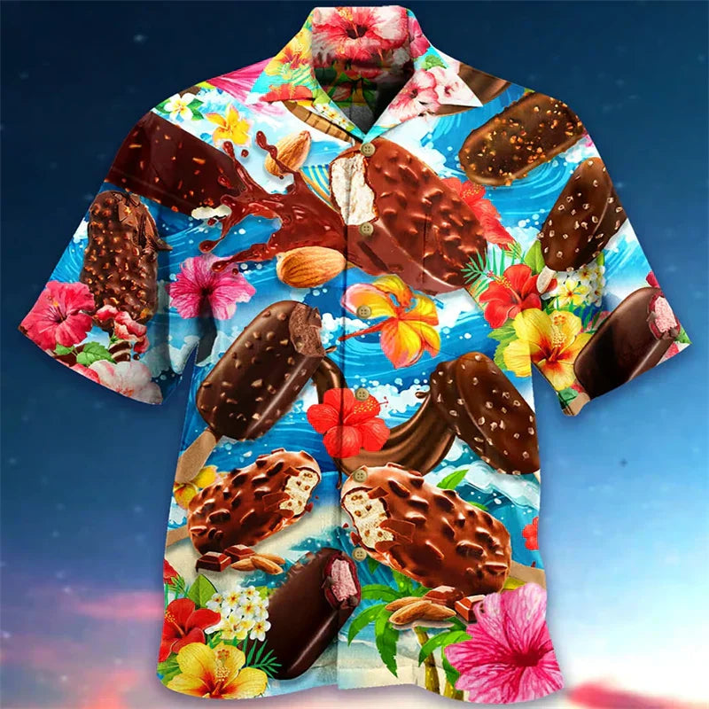 Ava Women's T-Shirt | Breathable Cotton, Ice Cream Print 4