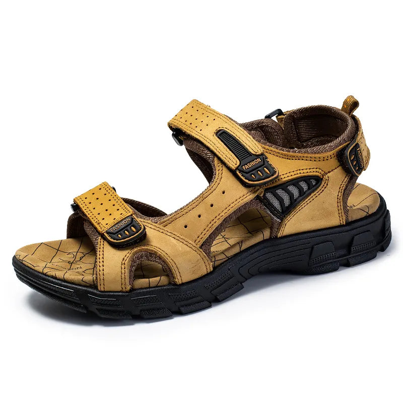 Cora Men's Outdoor Sandals | Premium Leather, Adjustable Fit 5