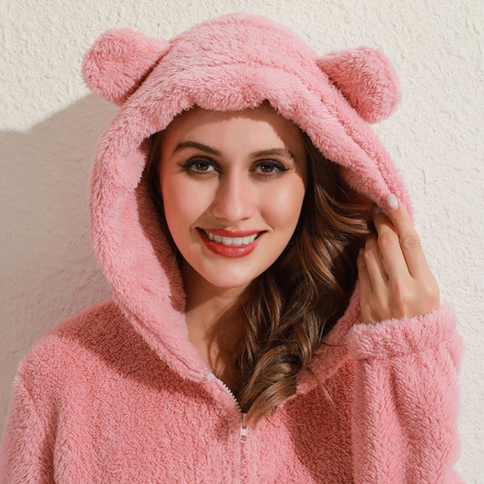 Cuddle Adult Fleece Onesie | Super Soft with Bear Ears 1
