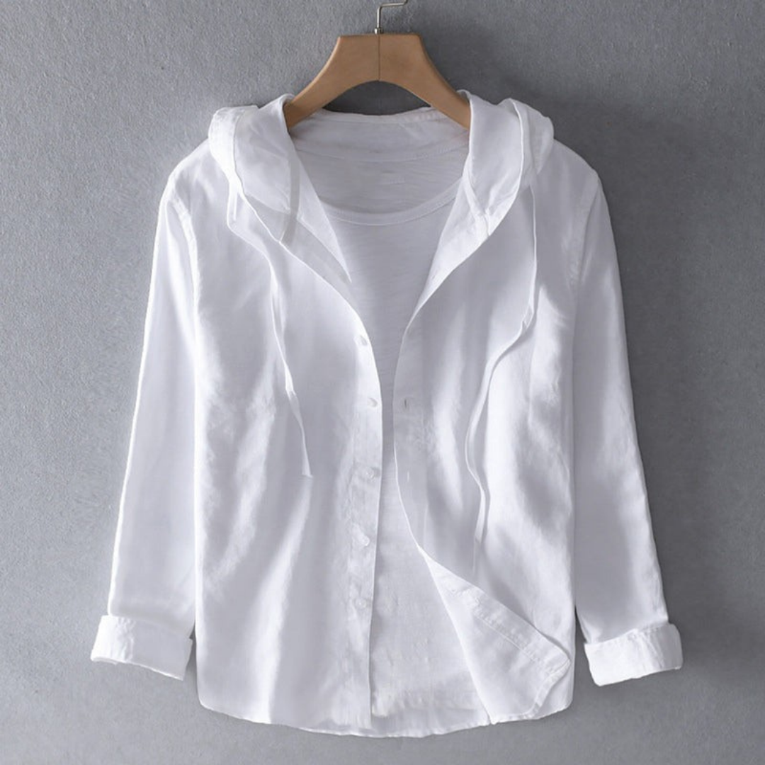 JAYLENE | Lightweight Hooded Blouse with Sporty Flair 3