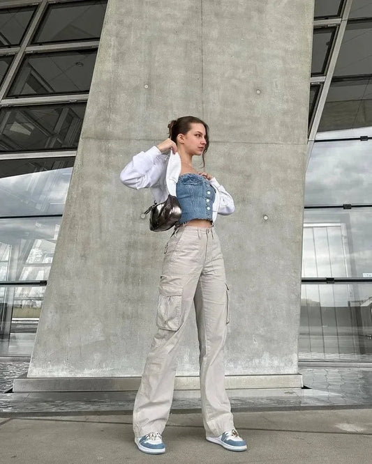 SIENNA | Adjustable Cargo Pants with Cargo Pockets 1