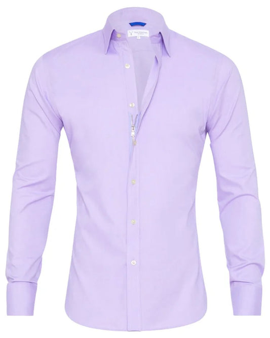 Sleek Men's Zip Shirt | Lightweight Egyptian Cotton Blend 1