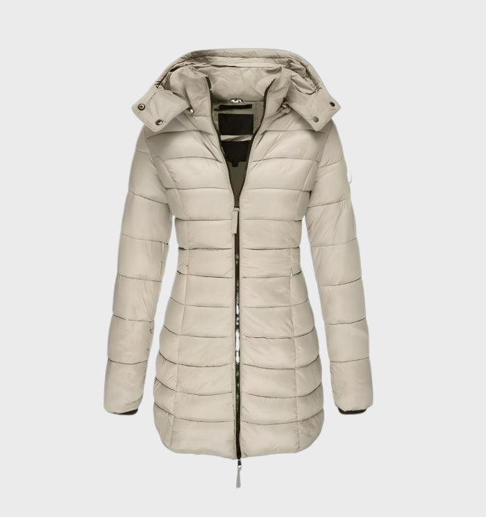 Wendy Women's Winter Coat | Soft Lining with Hood, Long Fit 4