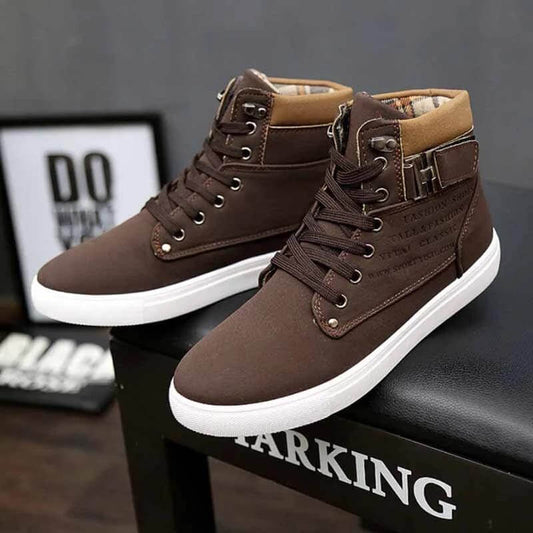 Willem Men's Ankle Boots | Black Ankle Boots with Heel, Comfortable and Non-Slip 1