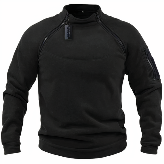 Yosef men's Plush Sweater | Secure Pockets, Versatile Style 1