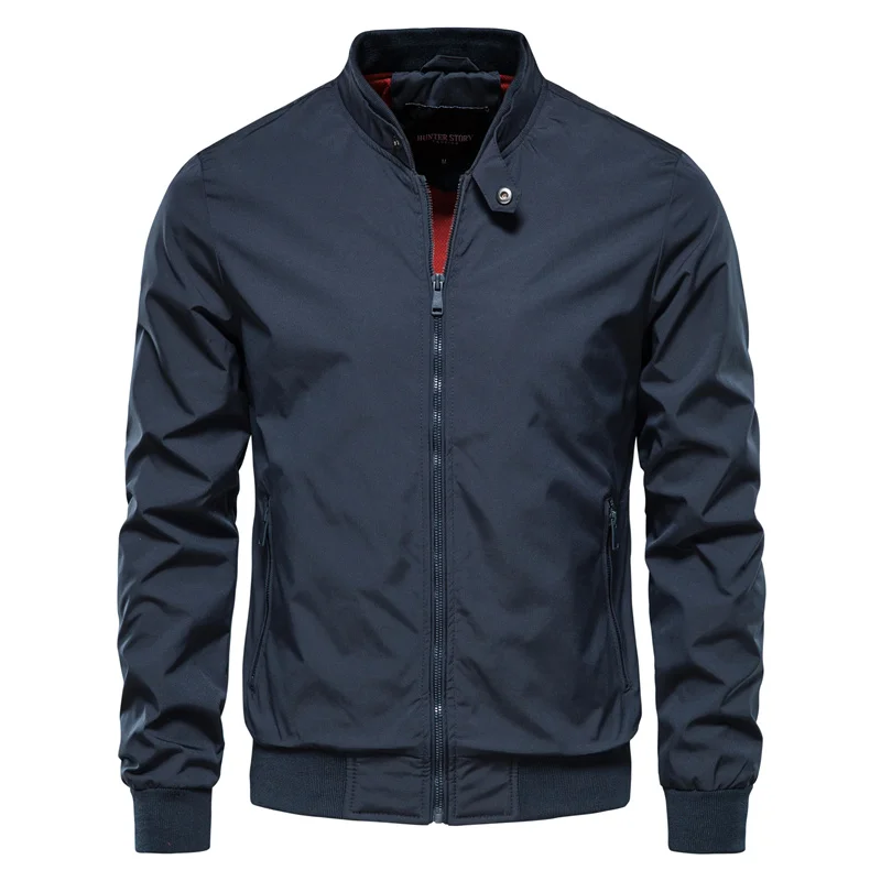 Zan Men's Spring Jacket | High-Quality Polyester, Urban Style 2