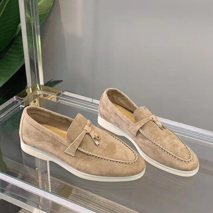 ALBA | Luxury suede loafers for women 3