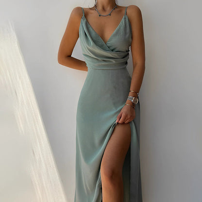 ALINA | Maxi Dress with High Split 3