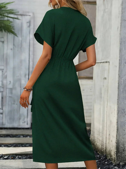ALISSIA | Elegant wrap dress with refined details 2