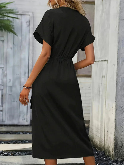 ALISSIA | Elegant wrap dress with refined details 6