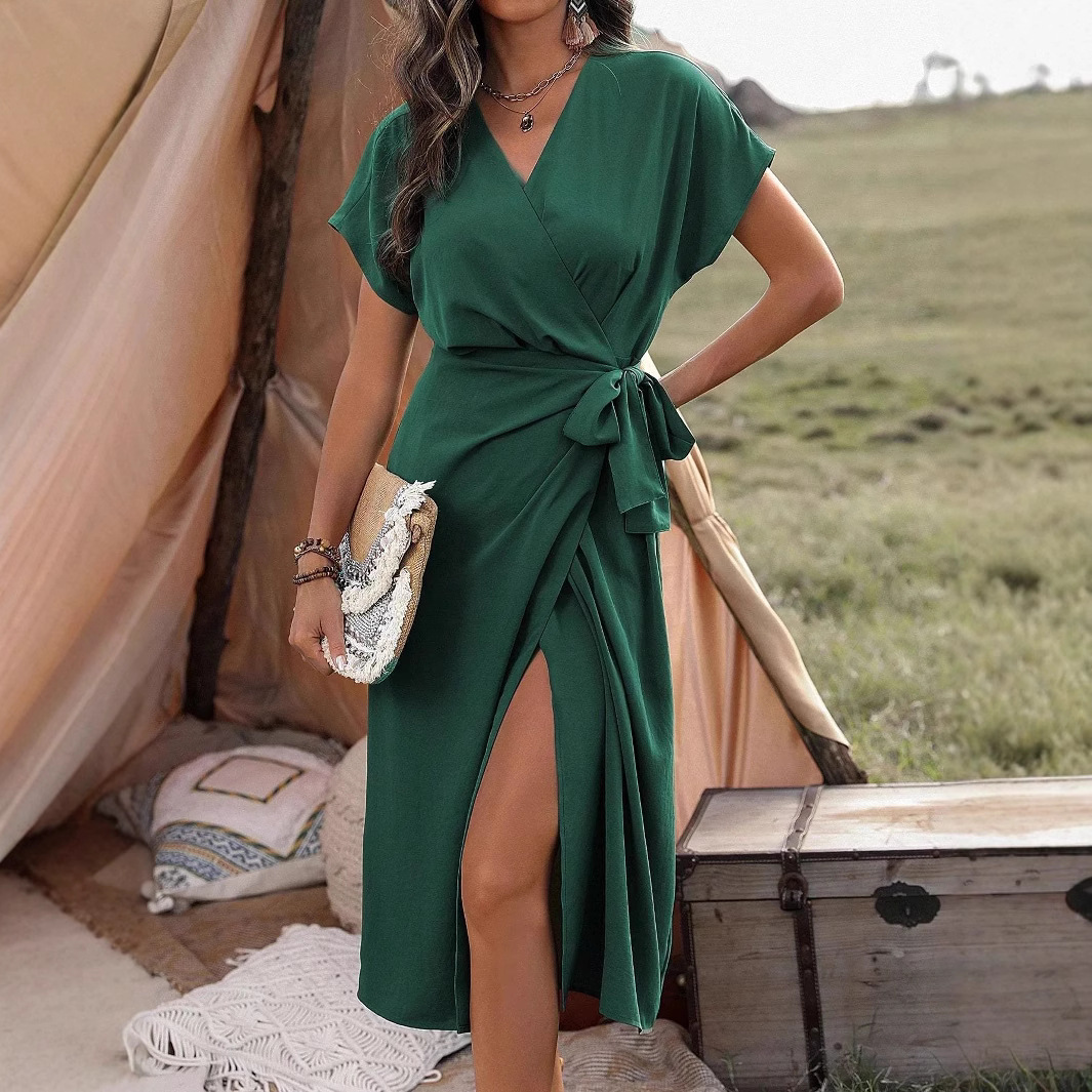 ALISSIA | Elegant wrap dress with refined details 7