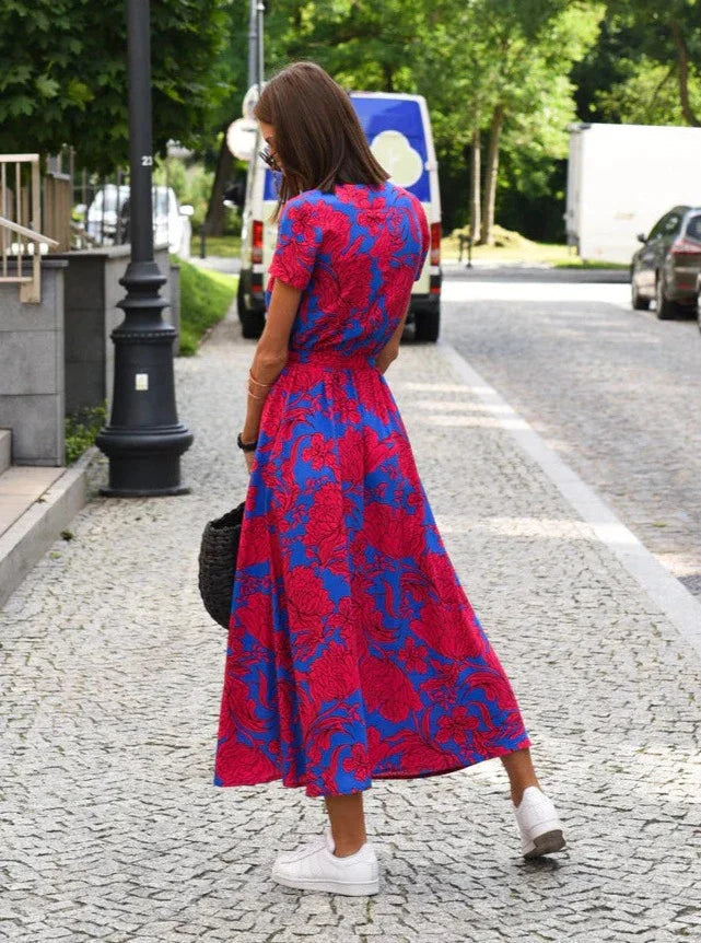 ALMA | Airy Summer Dress with Floral Print 2