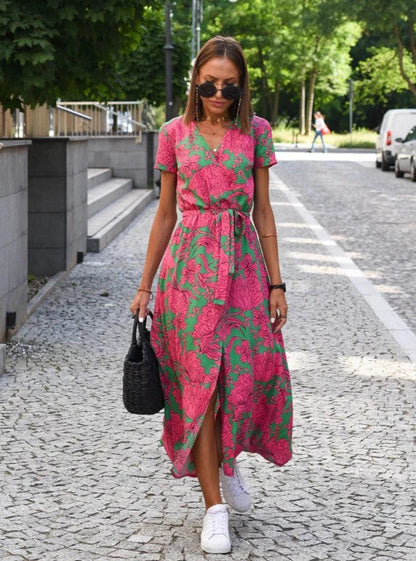 ALMA | Airy Summer Dress with Floral Print 3