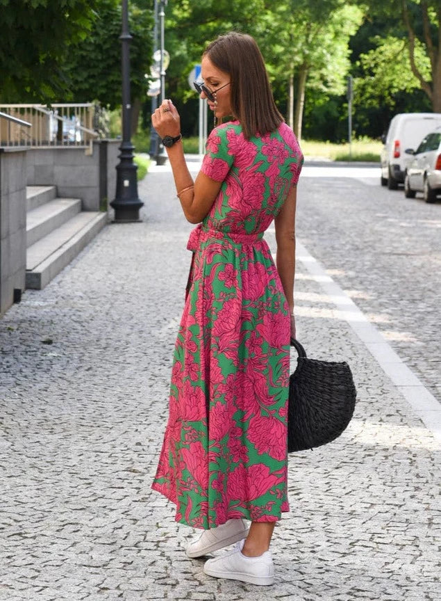 ALMA | Airy Summer Dress with Floral Print 4