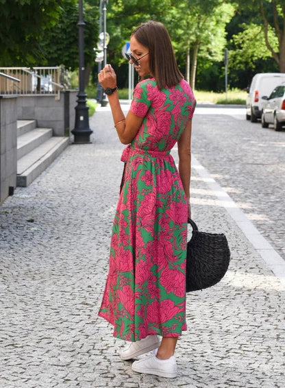 ALMA | Airy Summer Dress with Floral Print 4