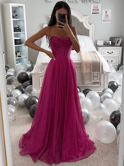 ALYSÉE | Satin Evening Dress with Open Back 4