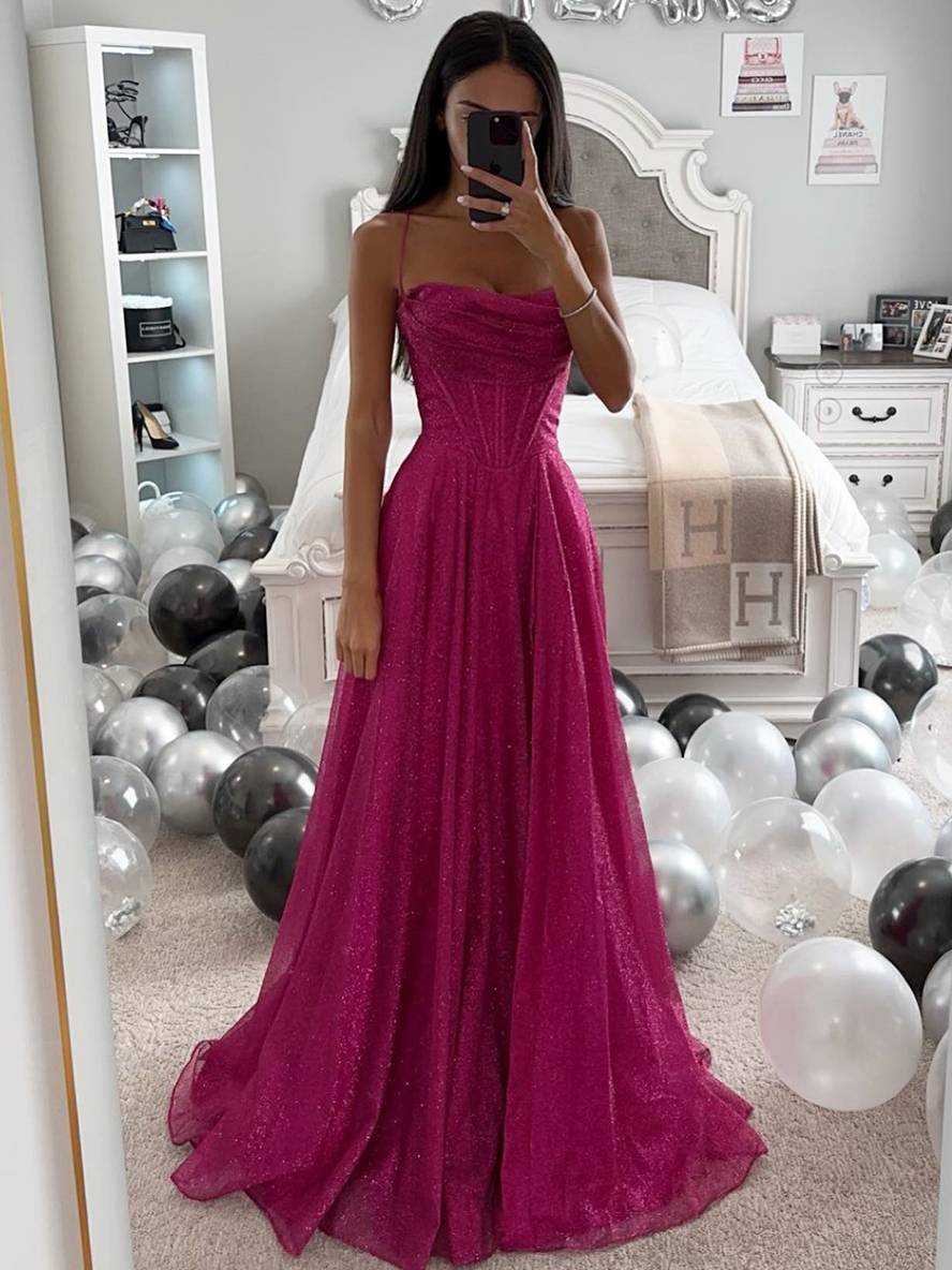 ALYSÉE | Satin Evening Dress with Open Back 5