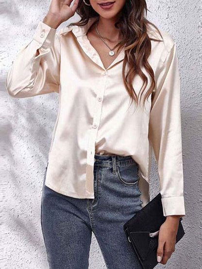 ANA LUIZA | Satin Blouse with Luxurious Sheen & Timeless Class 2