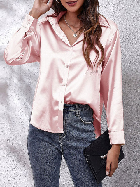 ANA LUIZA | Satin Blouse with Luxurious Sheen & Timeless Class 3