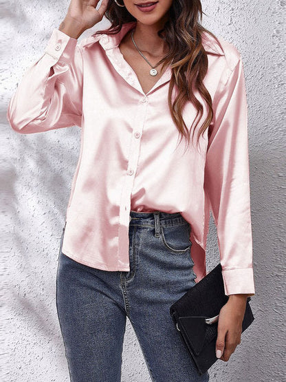 ANA LUIZA | Satin Blouse with Luxurious Sheen & Timeless Class 3