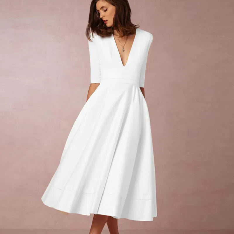 ANNECY | Elegant A-line Dress with a Luxurious Look 1