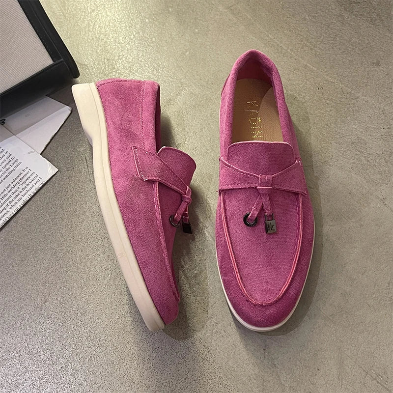 AYLIN | Elegant suede slip-ons with comfortable sole 1