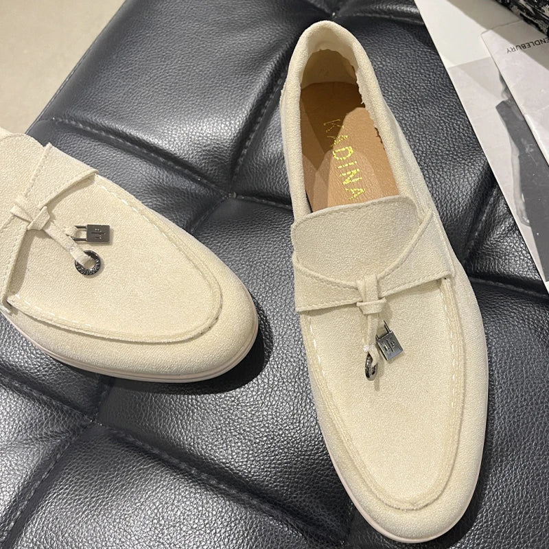 AYLIN | Elegant suede slip-ons with comfortable sole 3