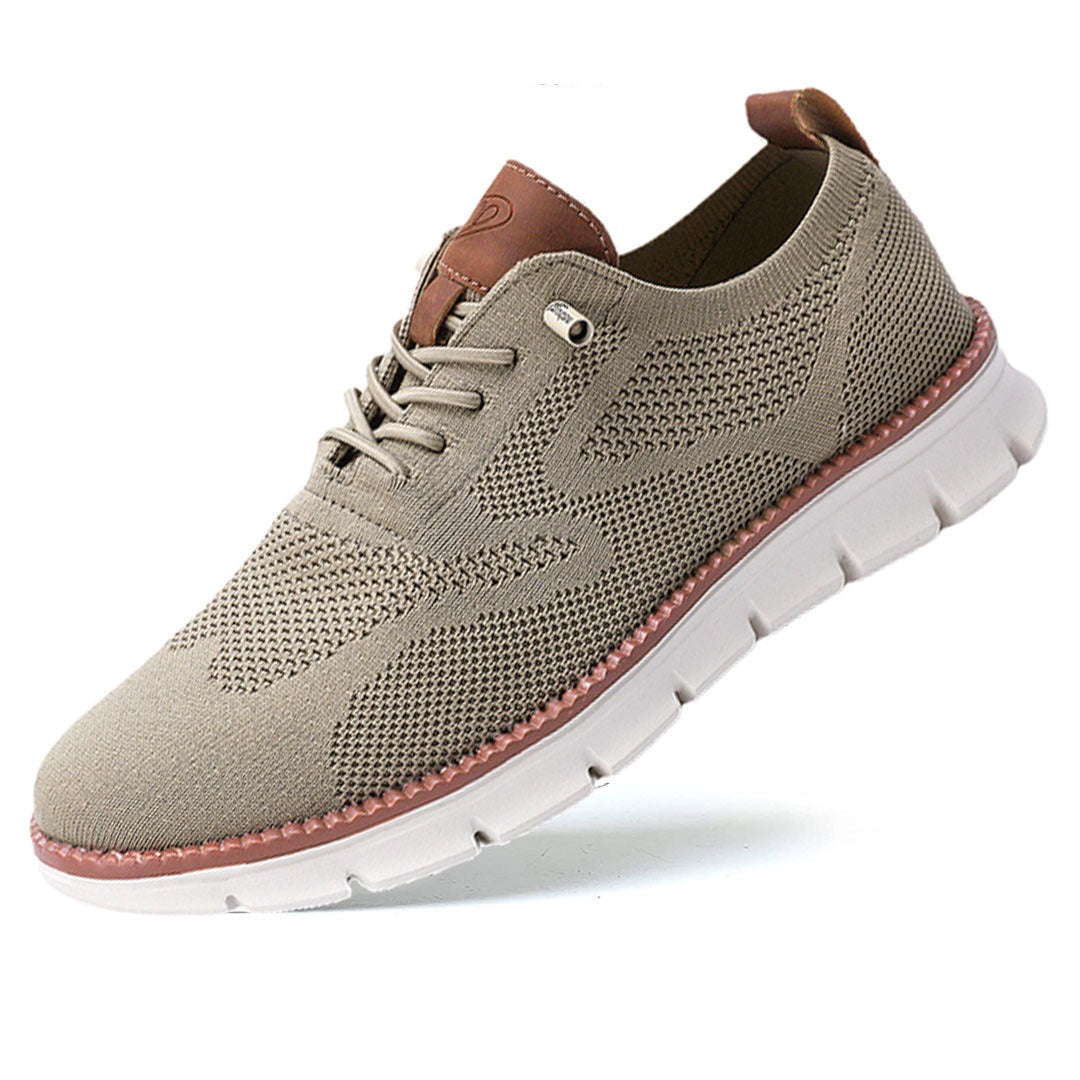 Aero Men's Sneakers | Mesh and Leather Comfort 0