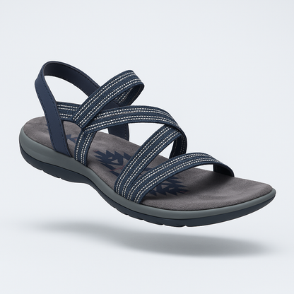 Aluna | Elegant Summer Sandals with Cross Strap Design 1