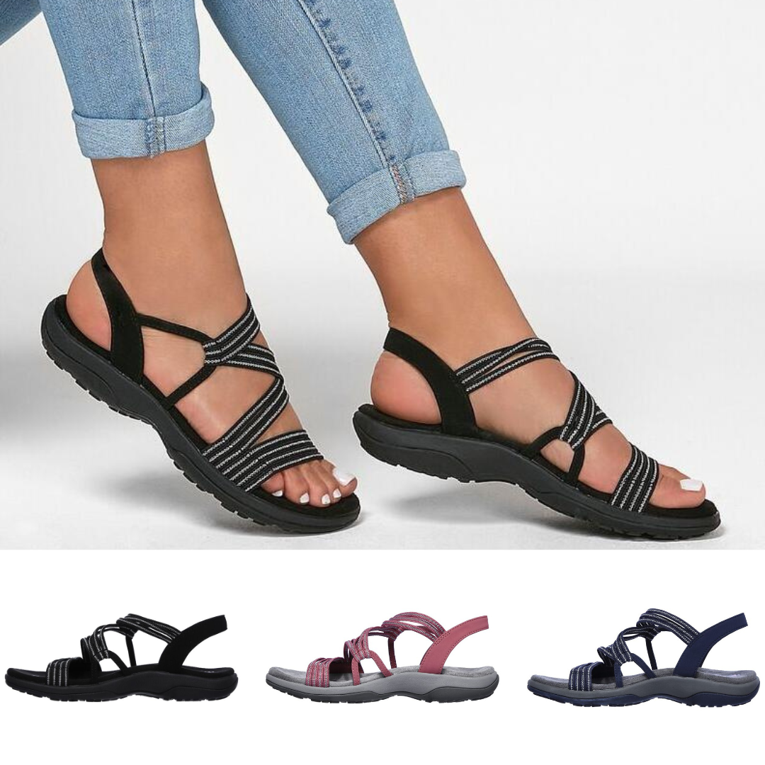 Aluna | Elegant Summer Sandals with Cross Strap Design 4