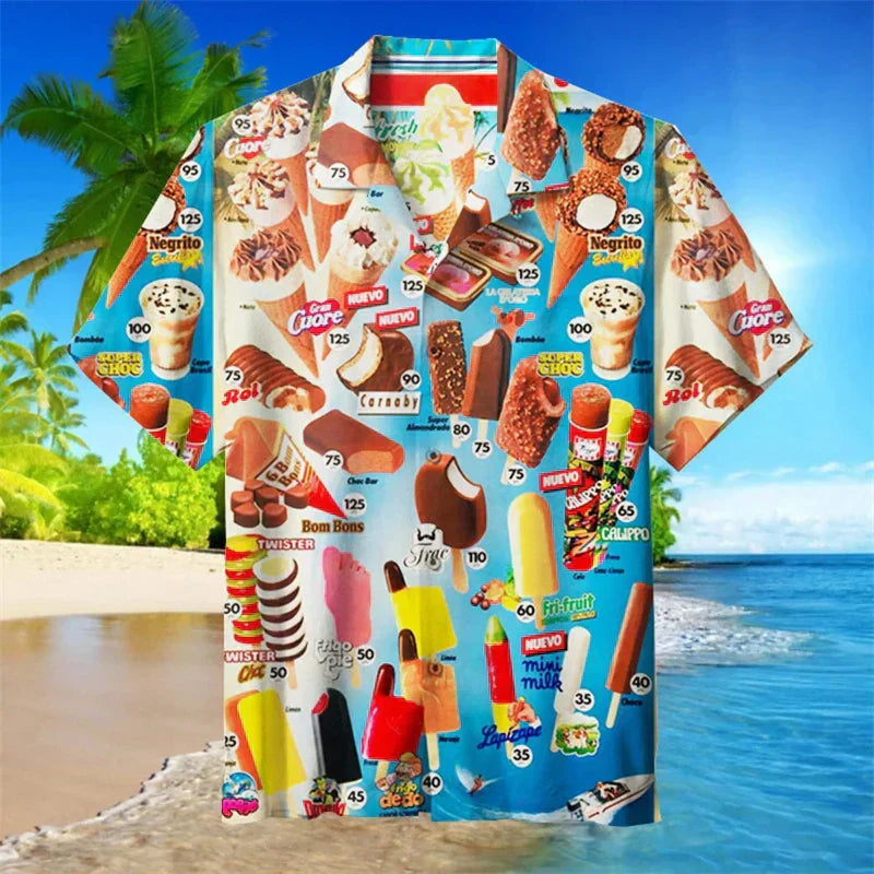 Ava Women's T-Shirt | Breathable Cotton, Ice Cream Print 0