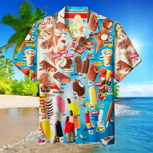 Ava Women's T-Shirt | Breathable Cotton, Ice Cream Print 0