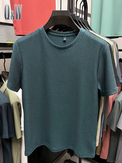 Bamboo Breeze Men's Short Sleeve Shirt | Ice Silk Comfort 3