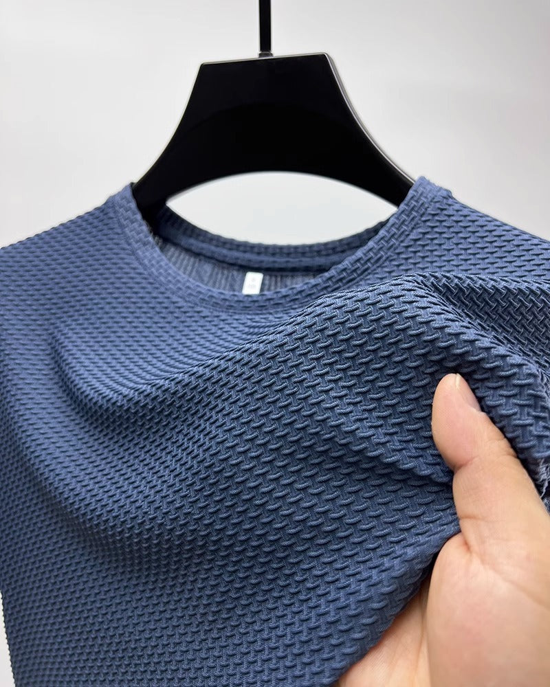 Bamboo Breeze Men's Short Sleeve Shirt | Ice Silk Comfort 8