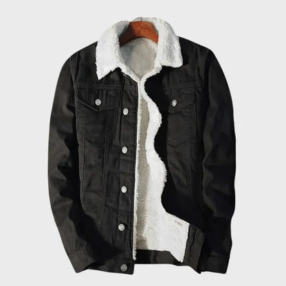 Benny Men's Winter Denim Jacket | Cozy Fleece Lining, Durable 4
