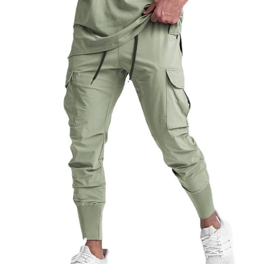 Breeze Men's Jogging Pants | Quick-Dry Lycra, Adjustable Waist 0