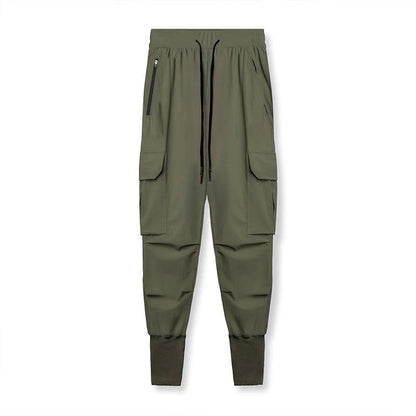 Breeze Men's Jogging Pants | Quick-Dry Lycra, Adjustable Waist 3