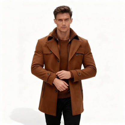 Caro Men's Winter Coat | Water-Repellent, Elegant Business Style 4