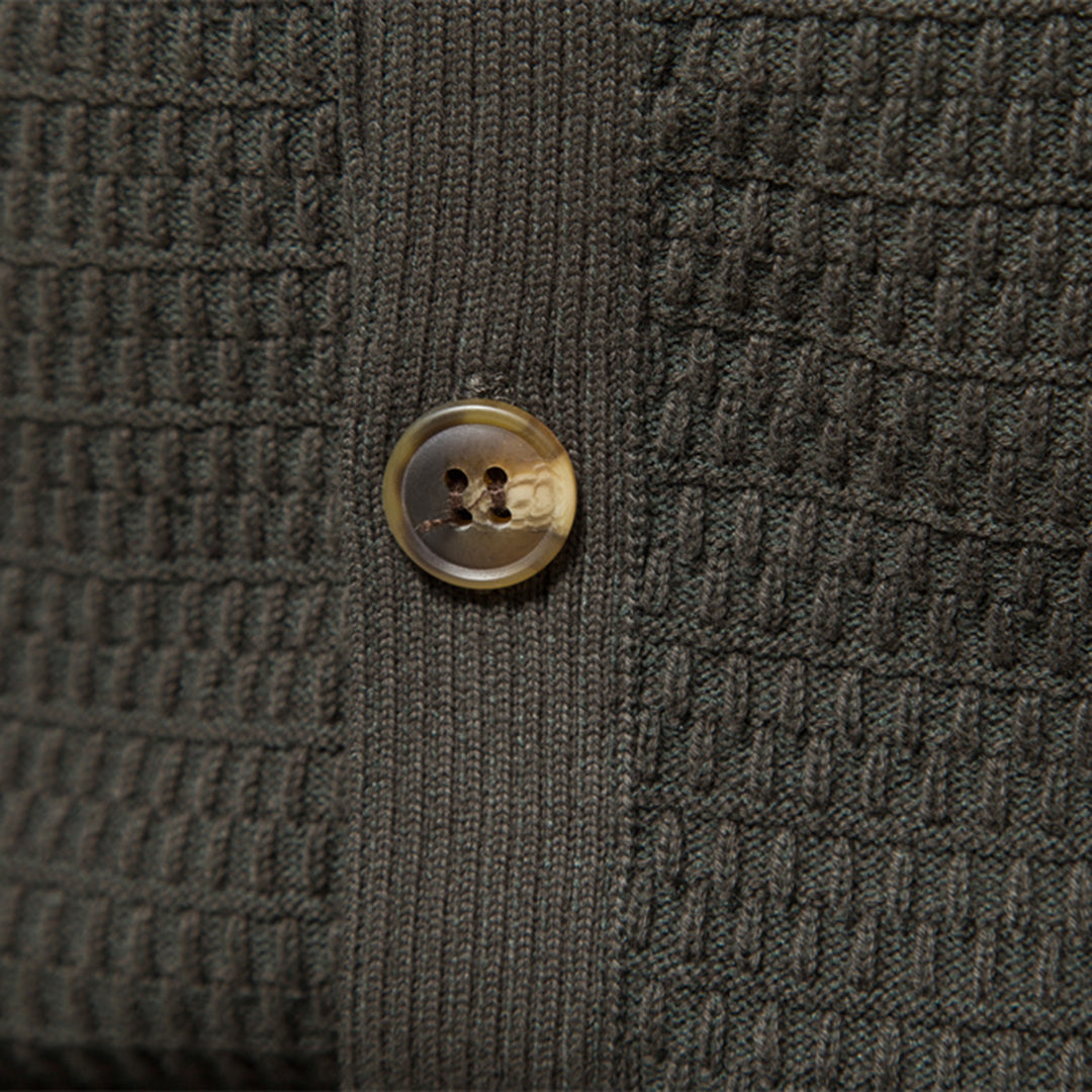 Carter Men's Cardigan | Handcrafted Cotton, Timeless Style 5