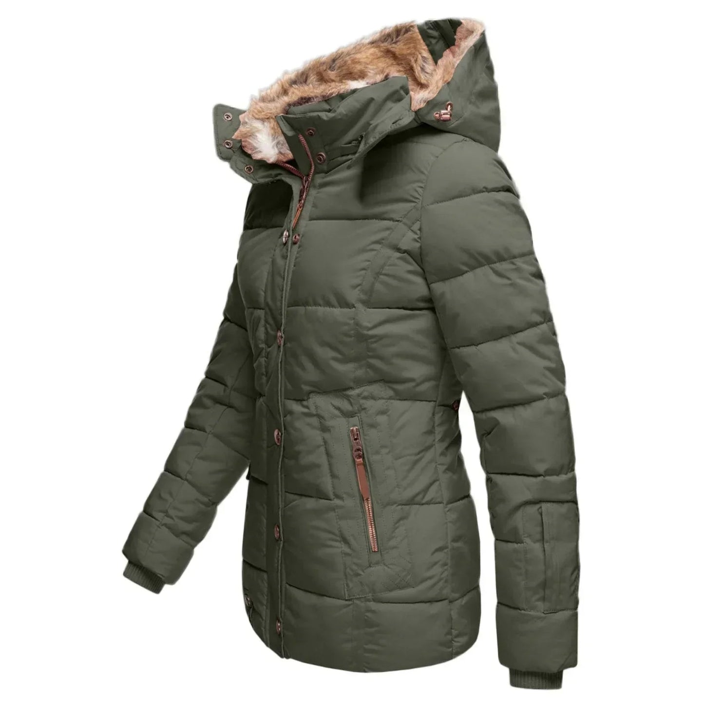 Chic Women's Winter Coat | High-quality Polyester, Elegant and Comfortable 1