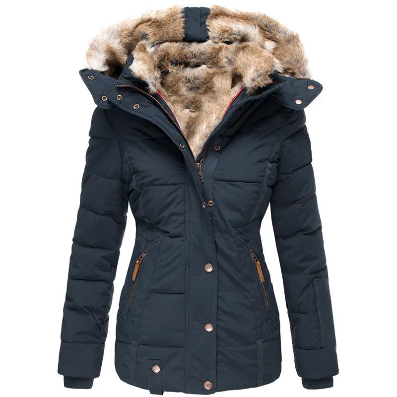 Chic Women's Winter Coat | High-quality Polyester, Elegant and Comfortable 12