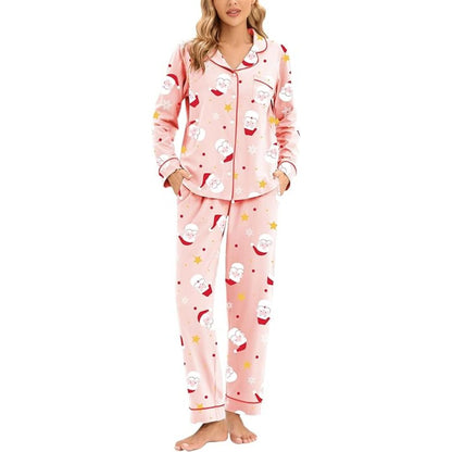 Cora Women's Pyjamas | Soft Fabric, Festive Design 4