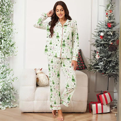 Cora Women's Pyjamas | Soft Fabric, Festive Design 6