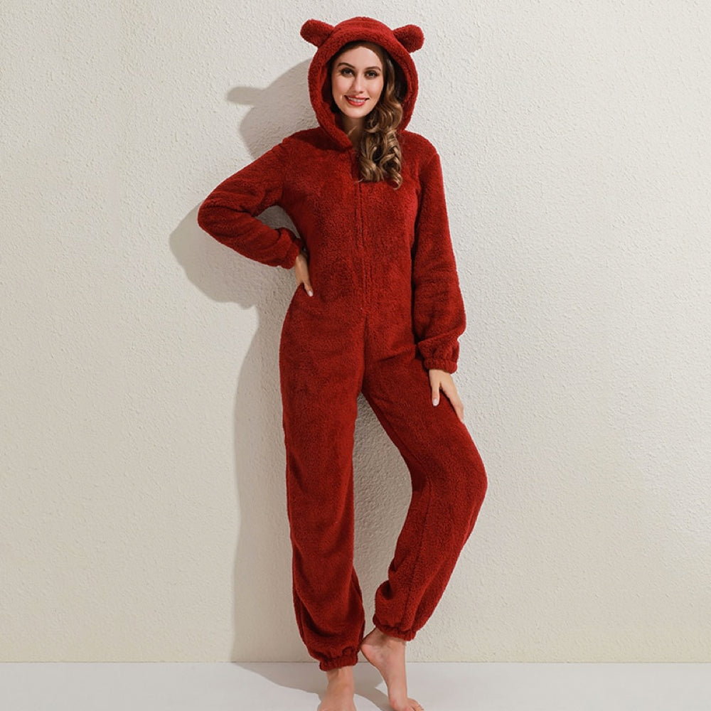 Cuddle Adult Fleece Onesie | Super Soft with Bear Ears 5