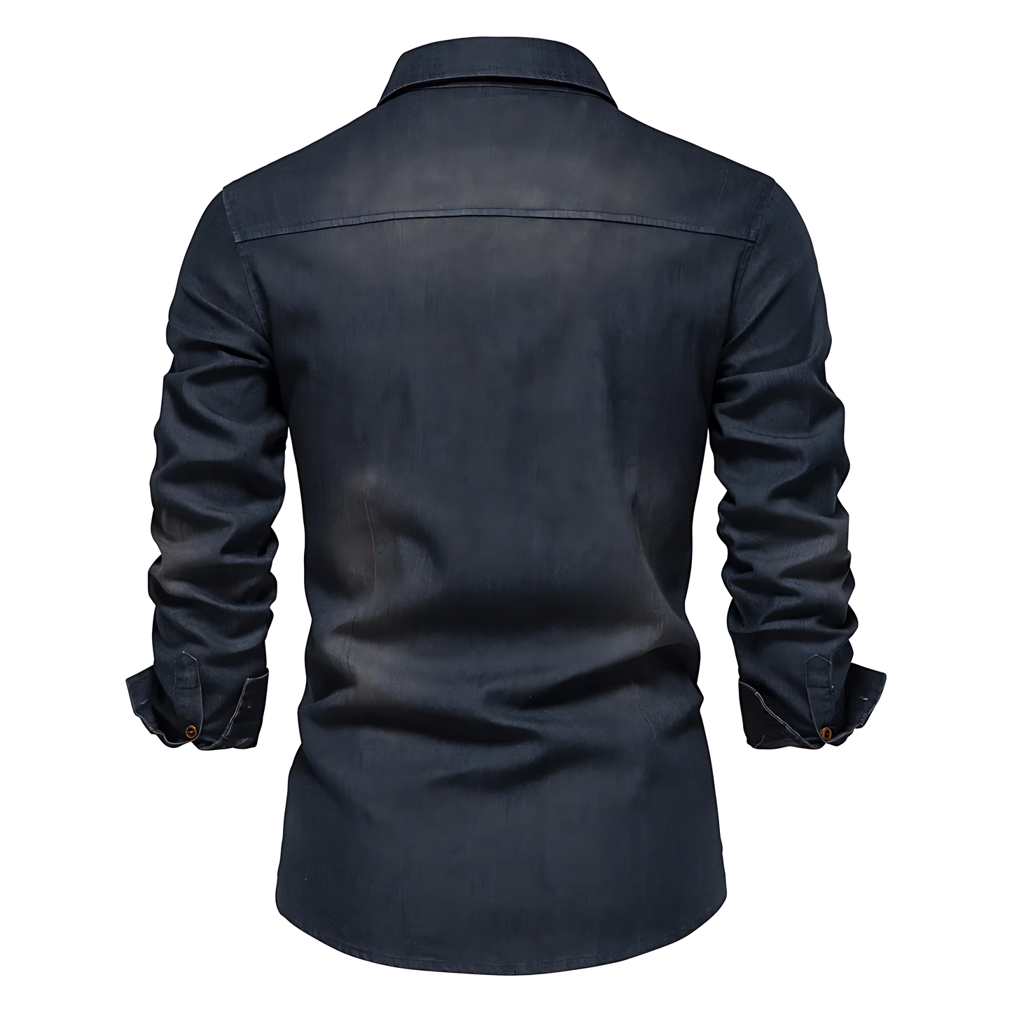 Dante Men's Denim Shirt | High-Quality Cotton, Versatile Style 2