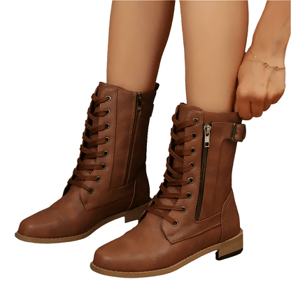 Demi Women's Boots | Chunky Low Heel, Comfortable and Durable 1