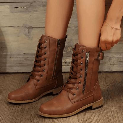Demi Women's Boots | Chunky Low Heel, Comfortable and Durable 2