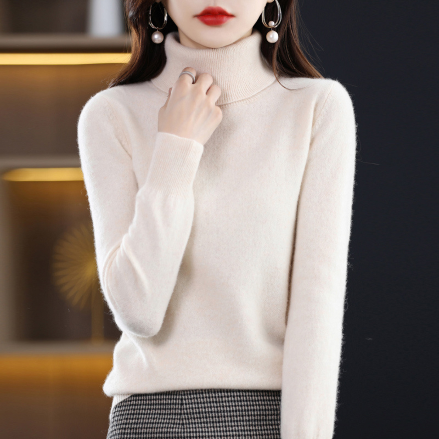 Diva Women's Turtleneck | Regular Fit, Black 12
