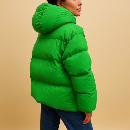 Diva Women's Winter Coat | Lightweight, Waterproof Puffer with Hood 2